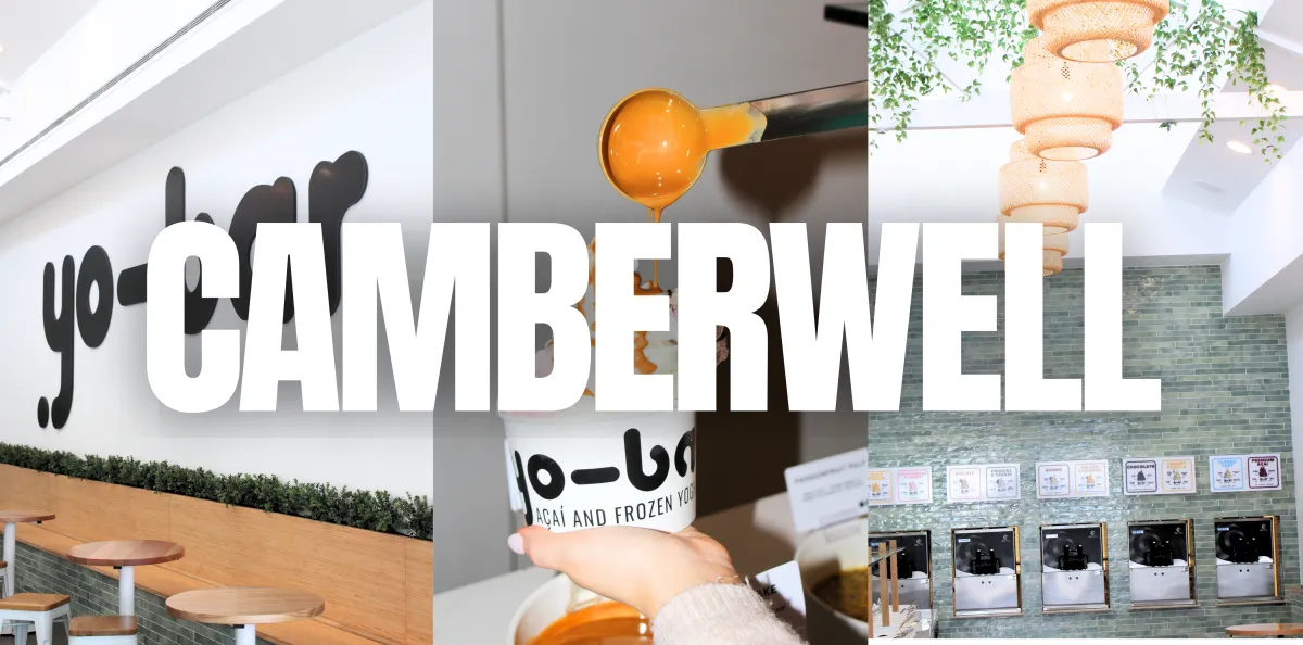 Yo-Bar Camberwell, Burke Rd, Pistachio Tap, Nutella Tap, Fruit Cups, Acai, Frozen Yoghurt, 60+ Toppings, Melbourne, Australia