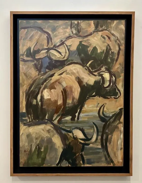 The Middle of the Herd by Hennie Nieman Jnr