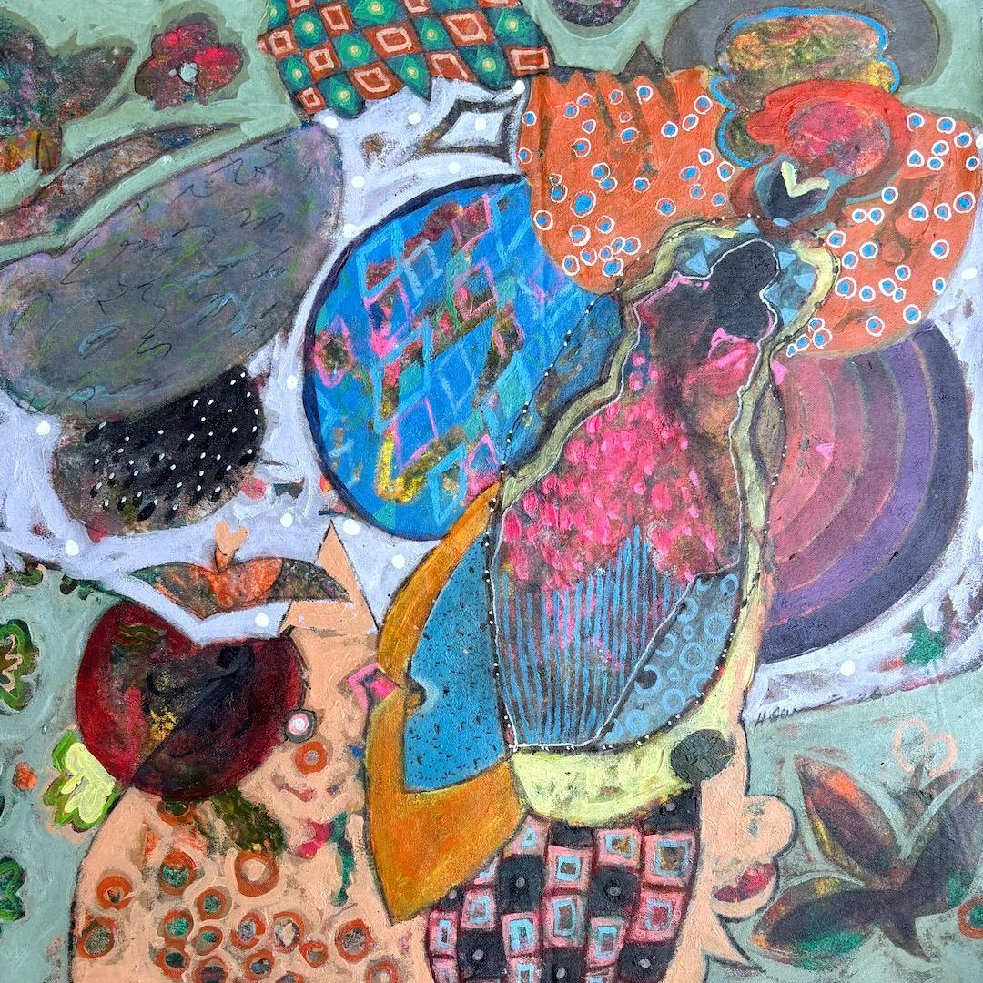 Lady in Pink by Hussein Saim