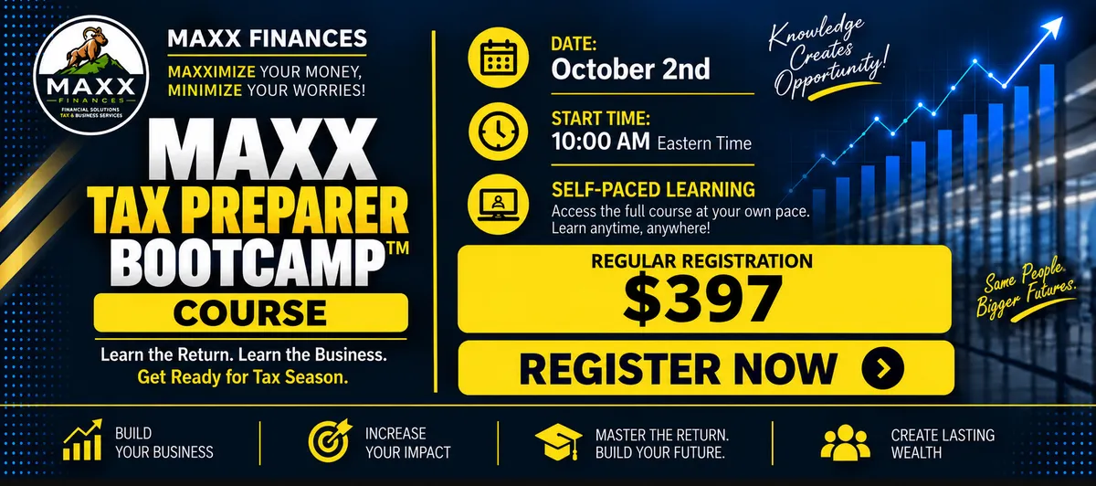 Max tax preparer Webinar