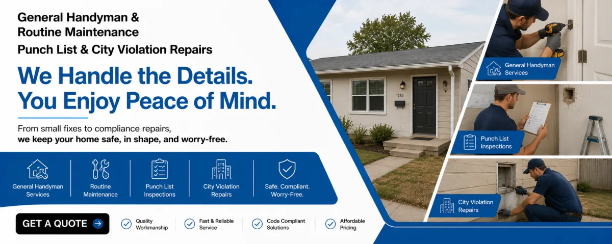 General Handyman & Routine Maintenance 