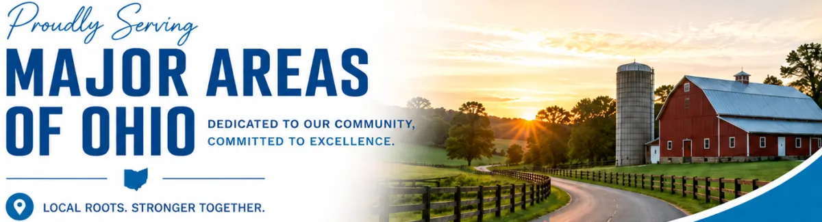 proudly serving major areas of ohio