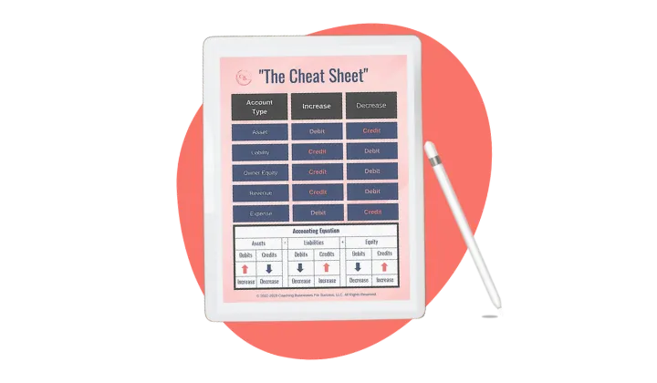 Debits and Credits Chet Sheet