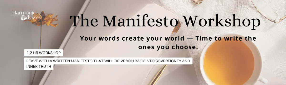 the manifesto workshop | sound healing workshop amandine lrh harmonic odyssey