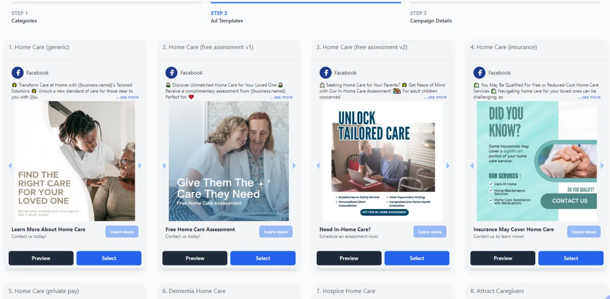 Best Ads for Home Care Agency