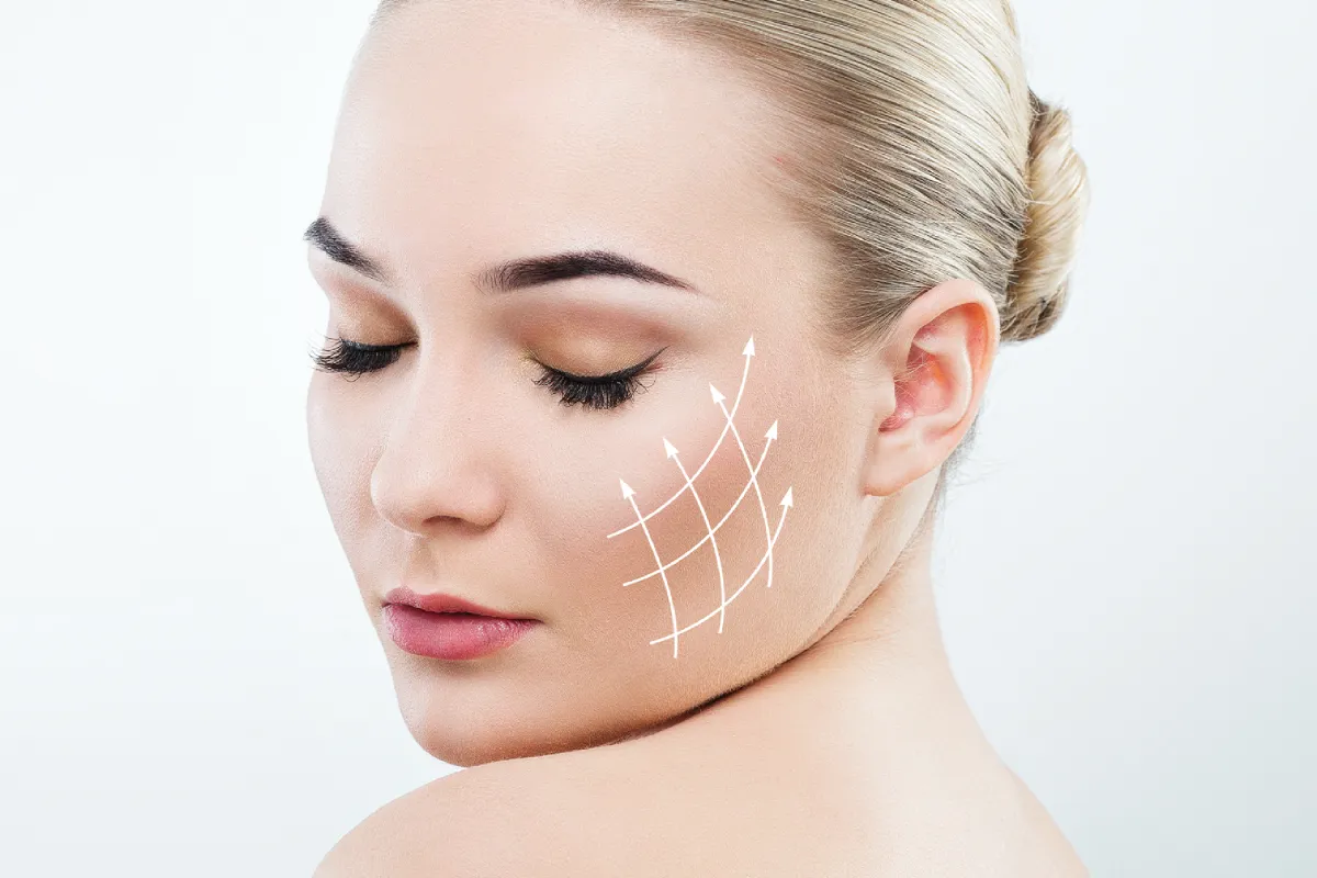 tight jawline face lift female