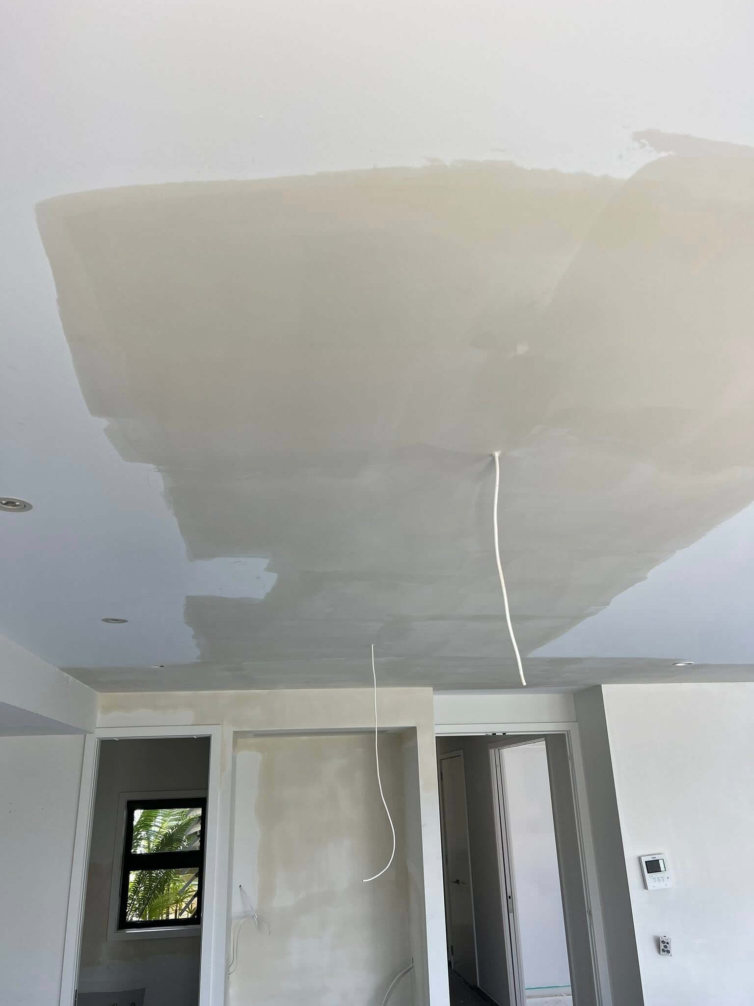 ceiling repairs patching Auckland plaster damage smooth finish