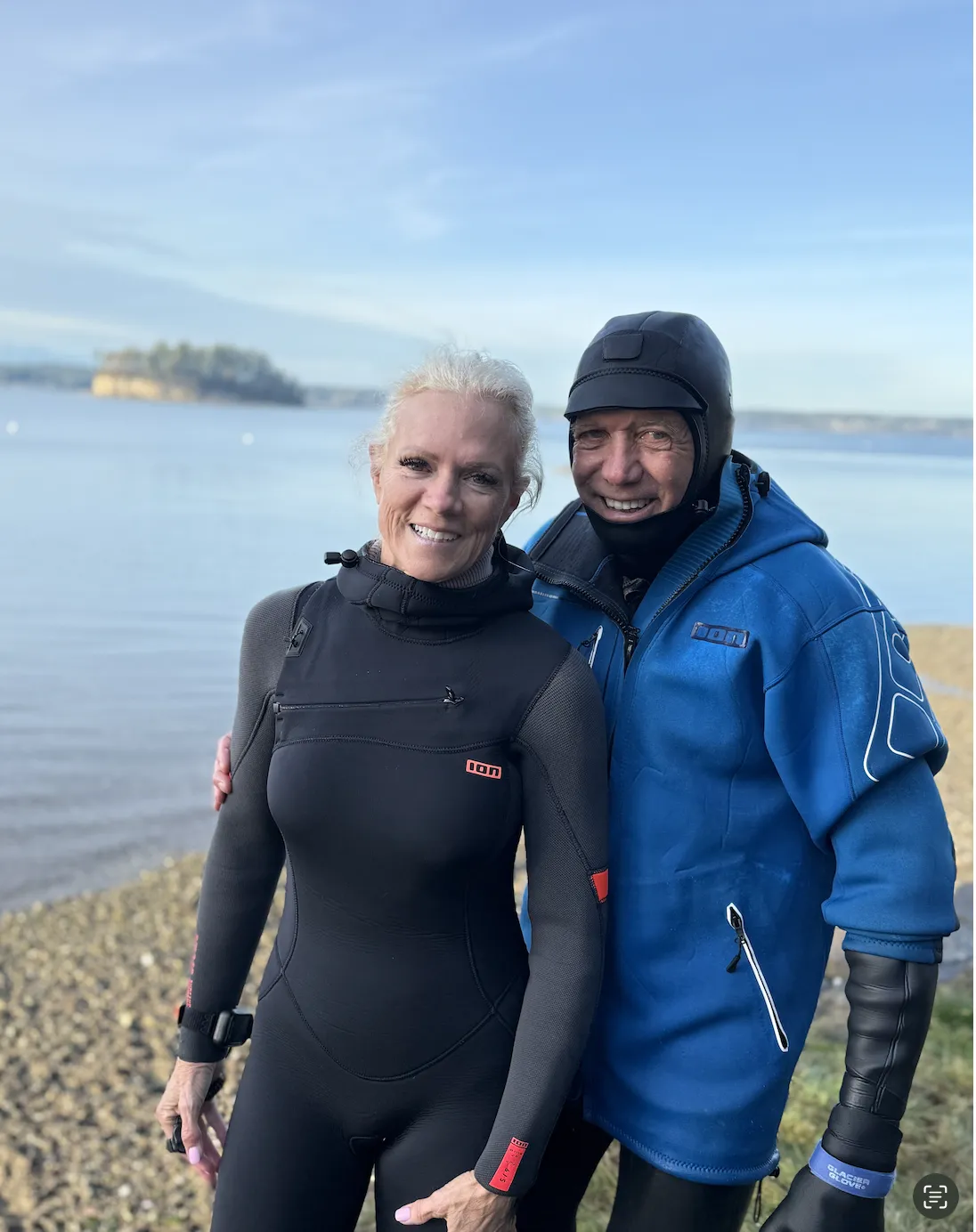 Linda after Waterfoiling