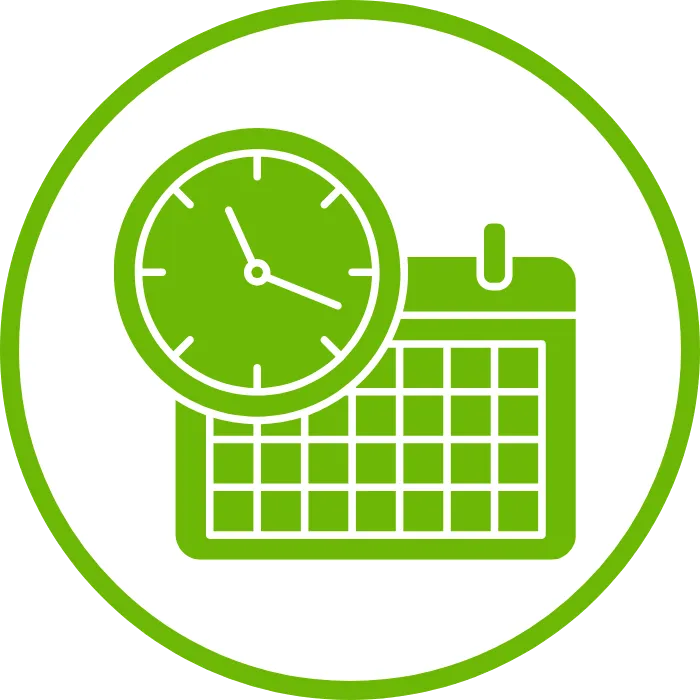 Icon for paid time off