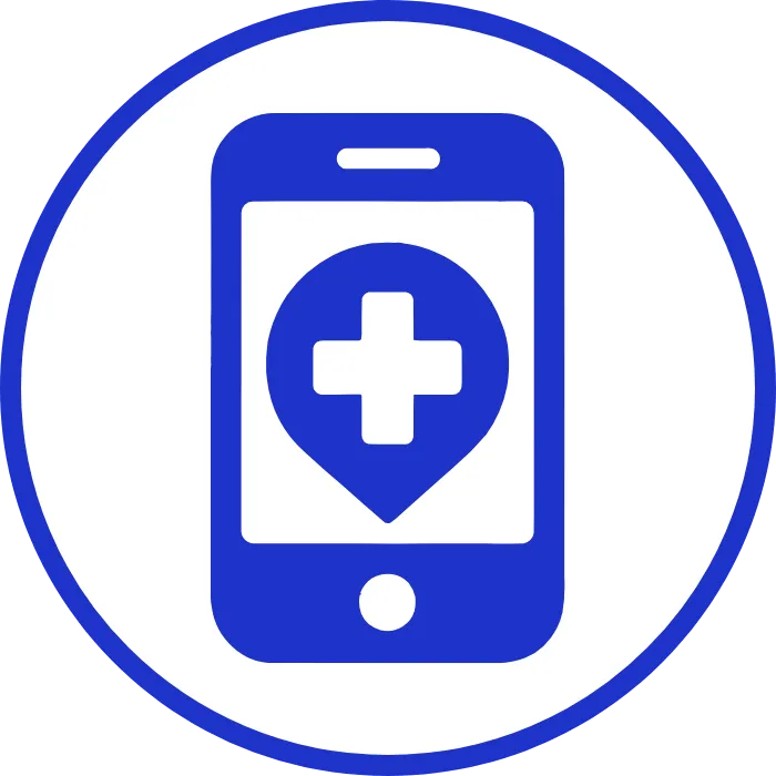 Icon for telehealth support