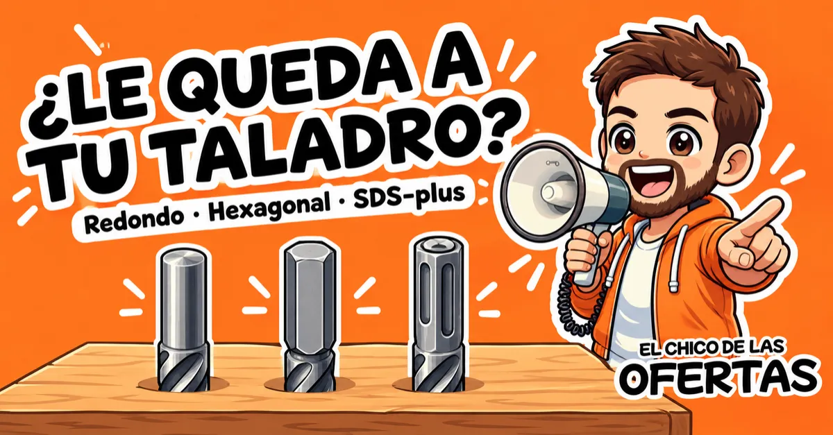 Tipos de zanco de brocas: cuál le queda a tu taladro