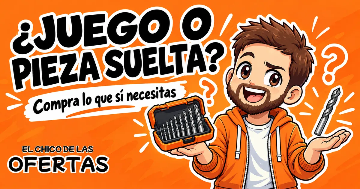 ¿Juego de brocas o pieza individual? Cómo decidir