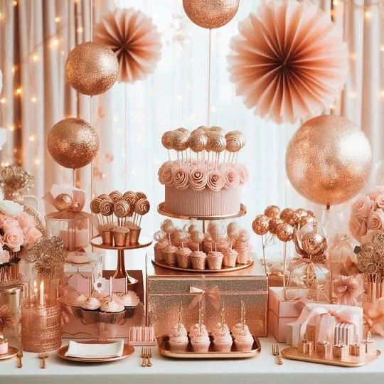 assorted-color flower decors on table with candle holders