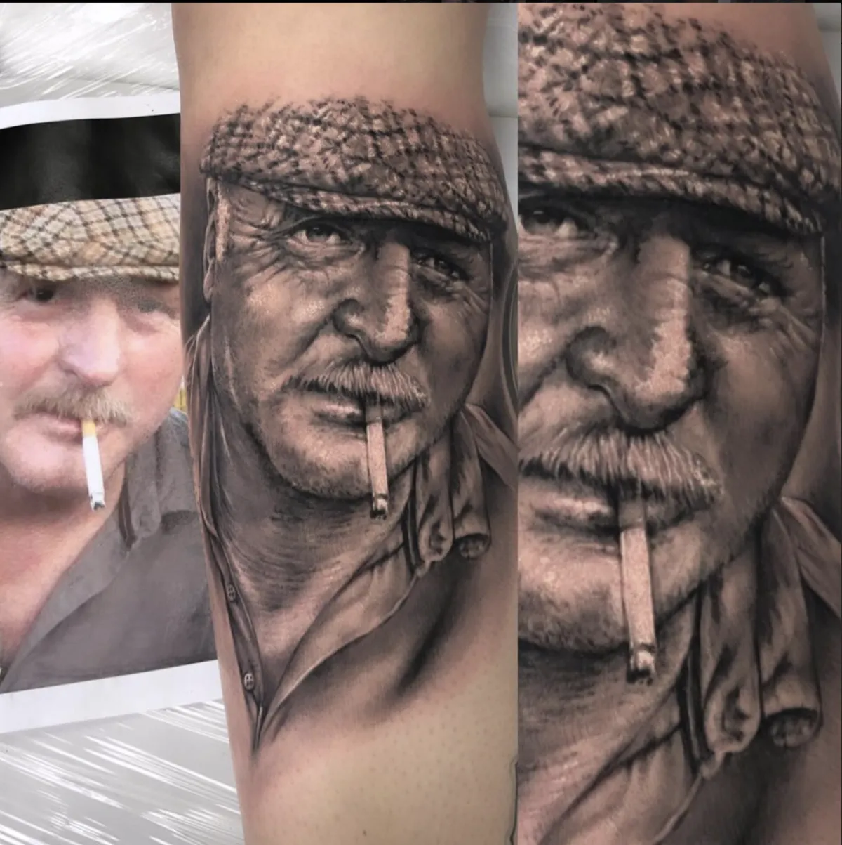 Black and grey realism tattoo by Felipe Rapucci in Hamilton