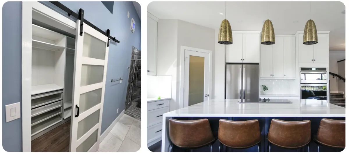 Kitchen and Bathroom remodel in Charlotte with modern aesthetics