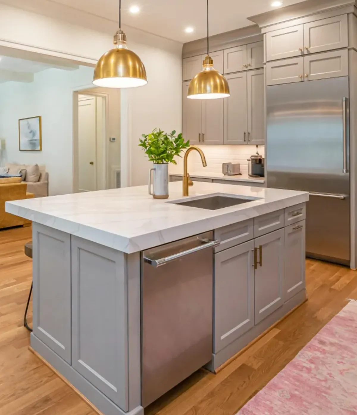 Modern kitchen remodel in Charlotte