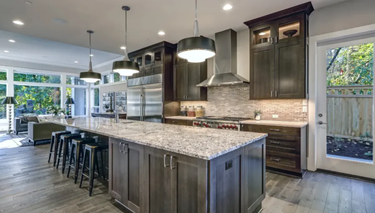 Modern kitchen remodel in Charlotte