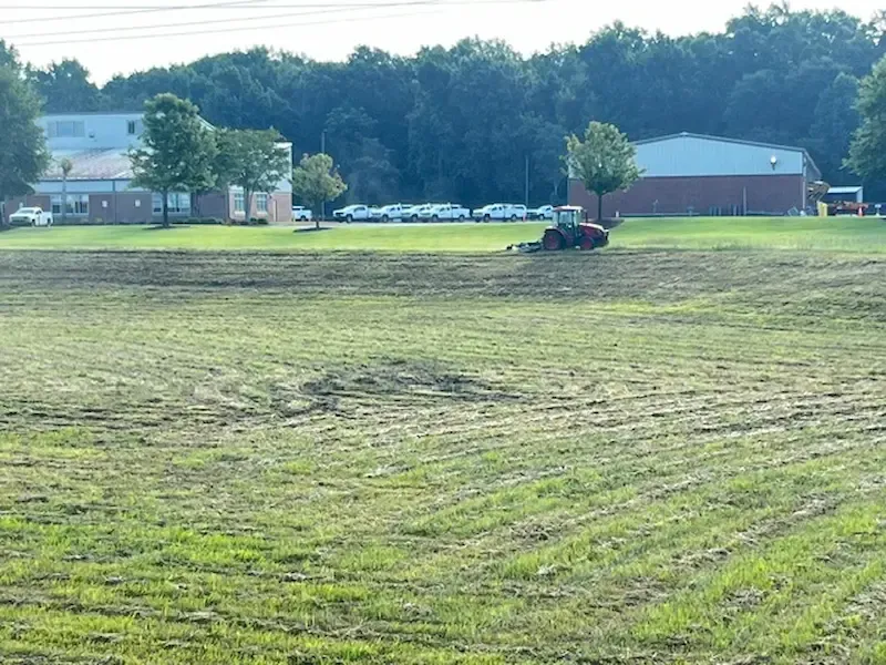 Retention pond mowing and vegetation maintenance