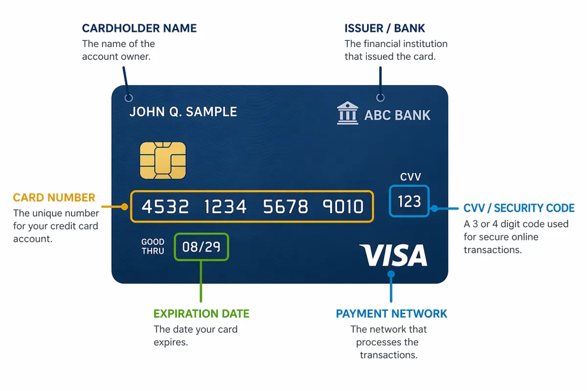 Sample Credit Card