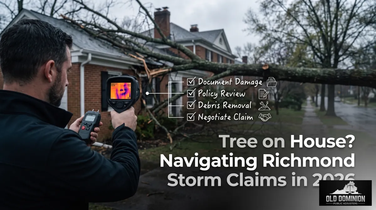 Tree on House? Navigating Richmond Storm Claims in 2026