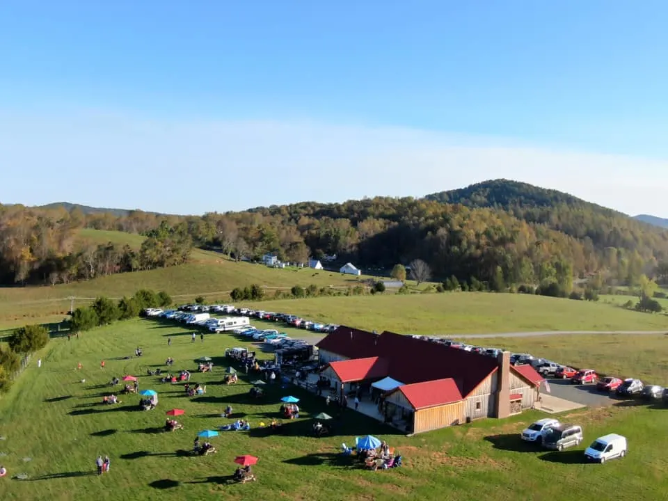 brown wooden post with red and white floral paint