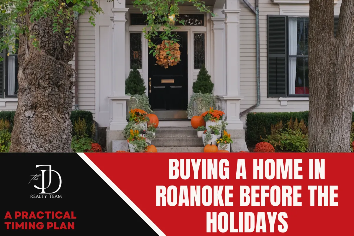 Buying a home in Roanoke VA before the holidays: a practical timing plan