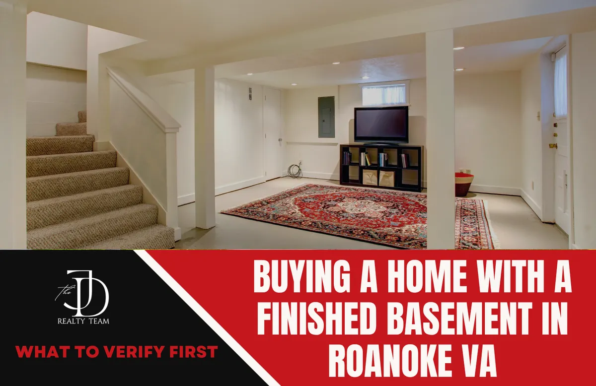 Buying a Home With a Finished Basement in Roanoke VA: What to Verify First