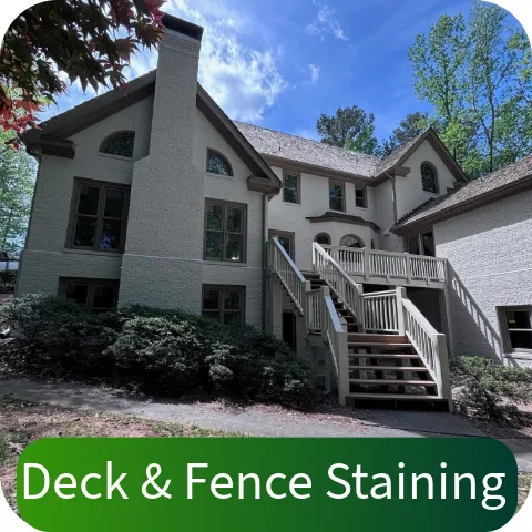 Deck and Fence Staining in Cumming