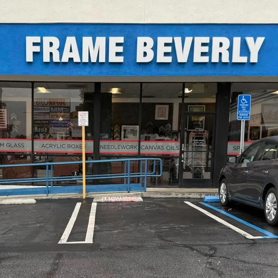 Artwork and Fine Art Framing in Beverly Hills and Los Angeles - Frame Beverly store front photo