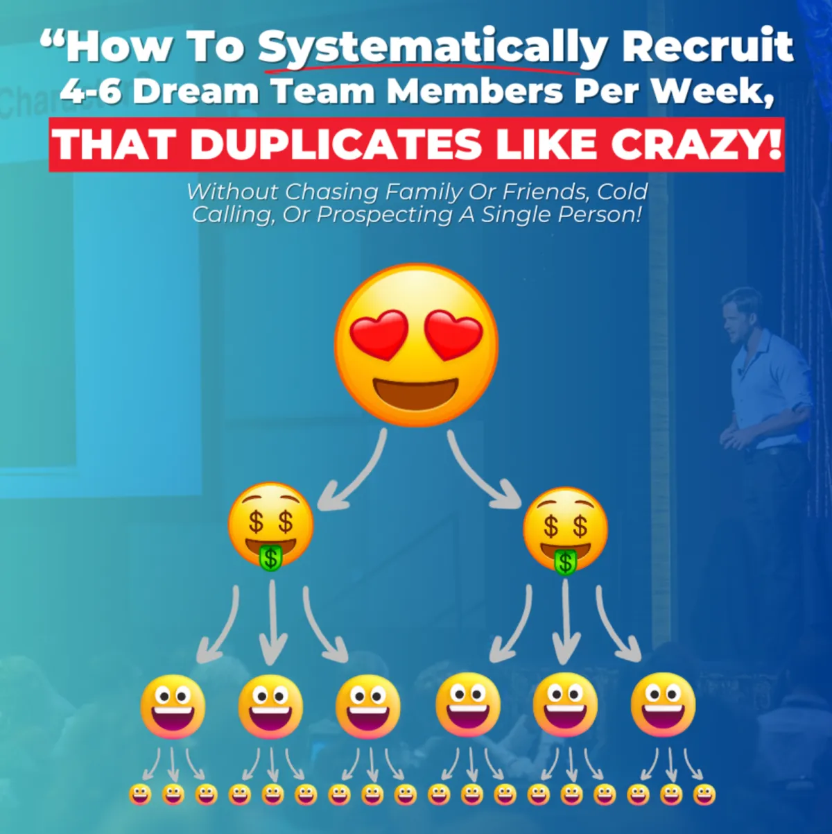 how to systematically recruit 4-6 dream team members per week