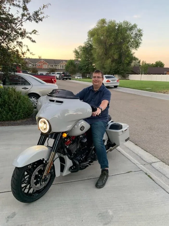 Michael Forsberg in Idaho on his 2020 Harley-Davidson CVO 117ci