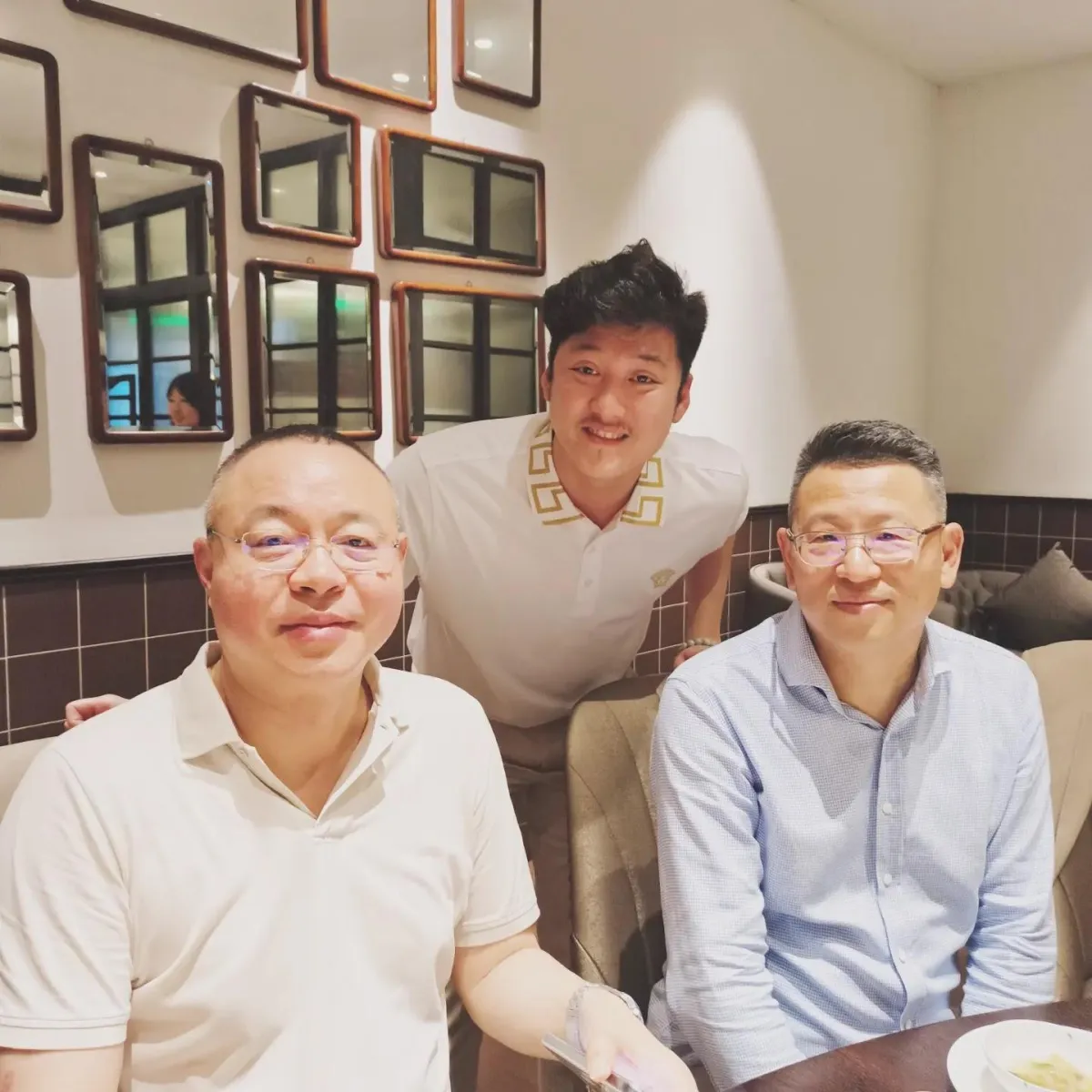 Alaric Ong with Billionaire Yuan Qian