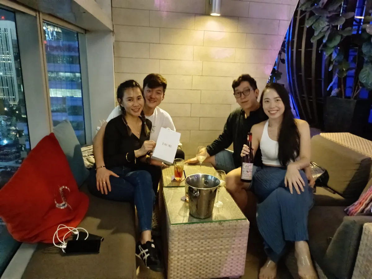 Alaric Ong With Matthias Fong, Alaric's first mentor when he was 19 years old.