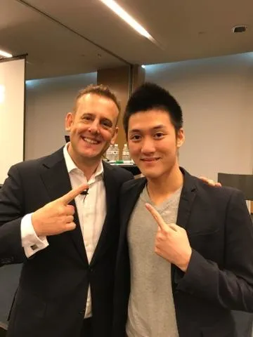 Alaric Ong with Derek Gehl