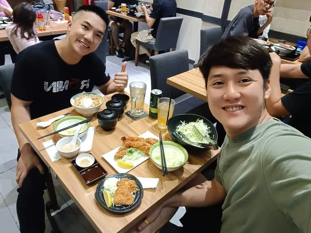 Alaric Ong With Melvin Soh