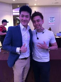 Alaric Ong with Peng Joon Internet Marketer smobble