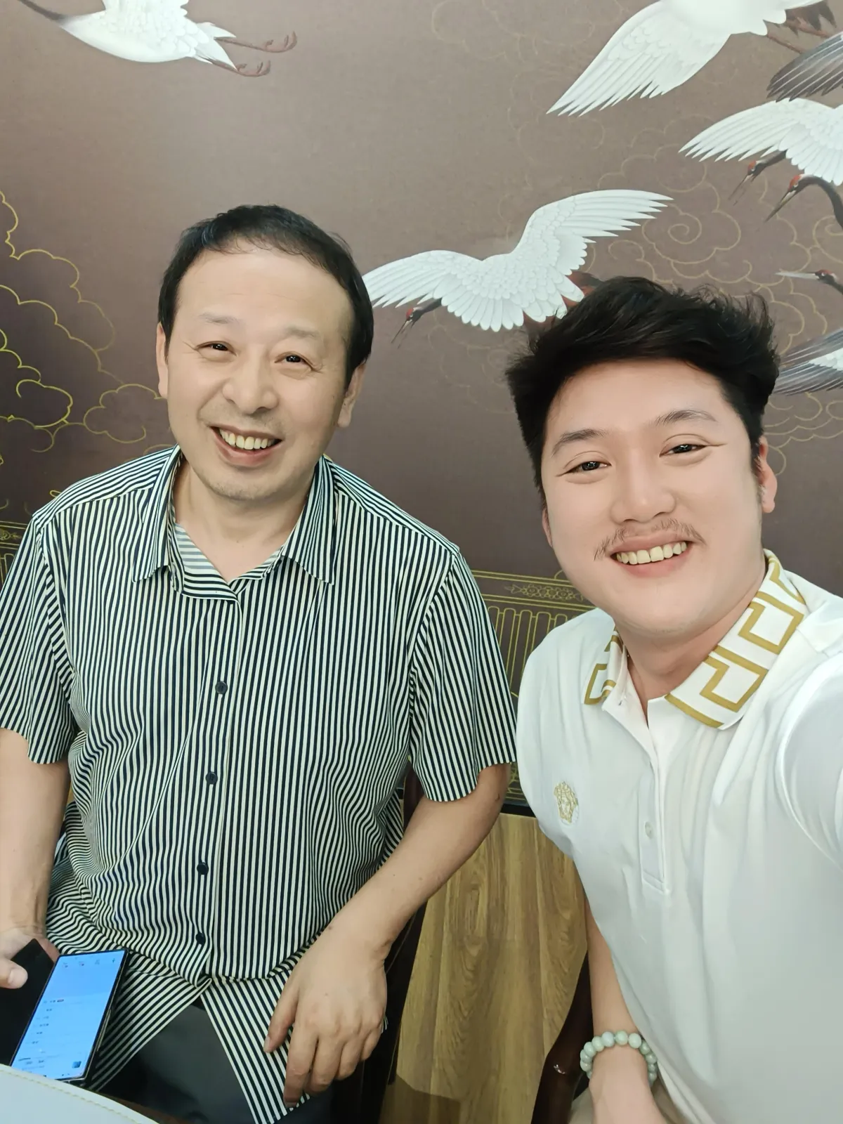 Alaric Ong with Billionaire Chen Haibing