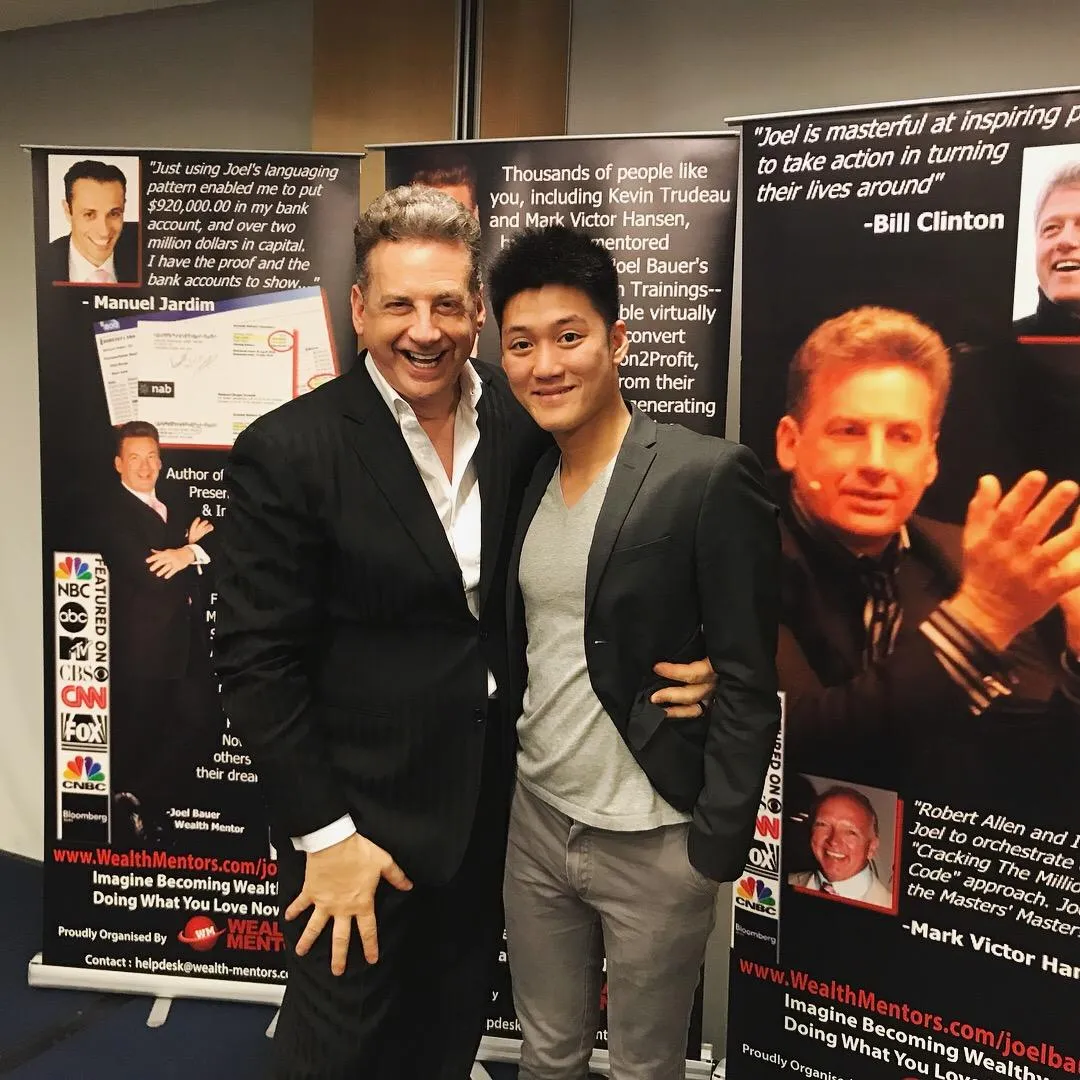 Alaric Ong with the mentor or mentors, Joel Bauer