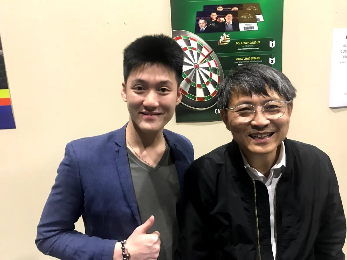 Alaric Ong with Richard Tan, Founder of Success Resources