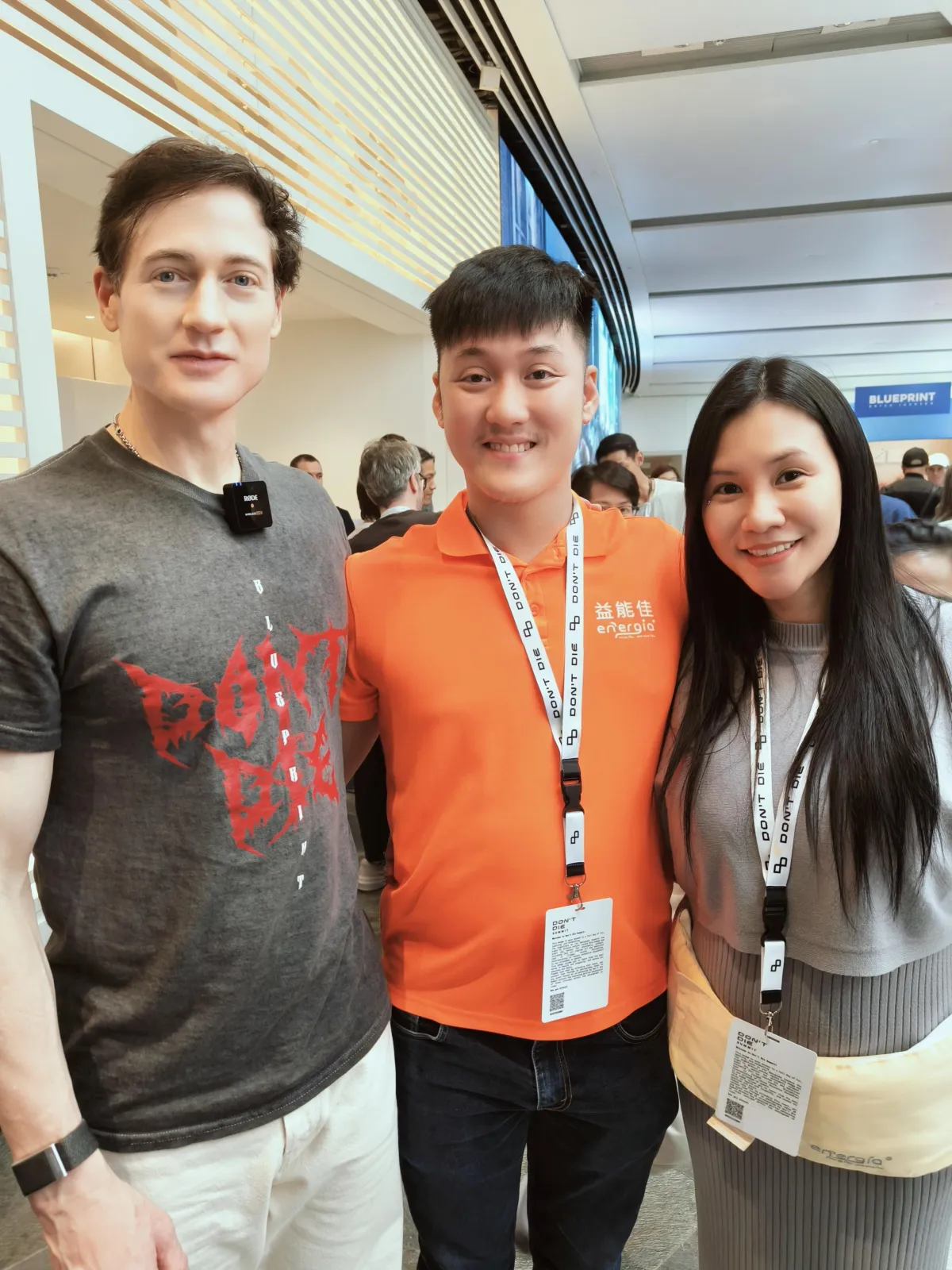 Alaric Ong with Bryan Johnson