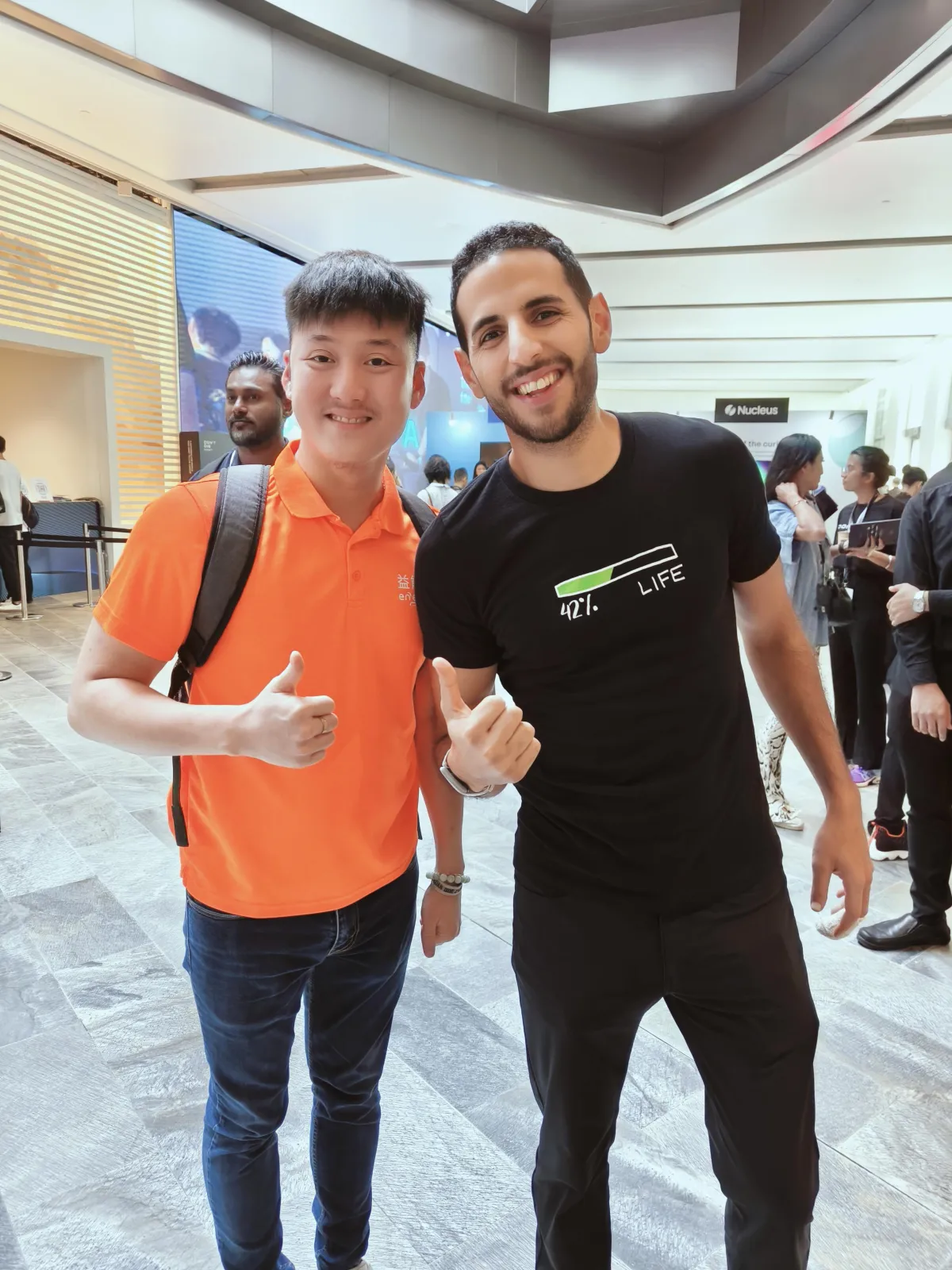 Alaric Ong with Nuseir Yasin, NAS Daily