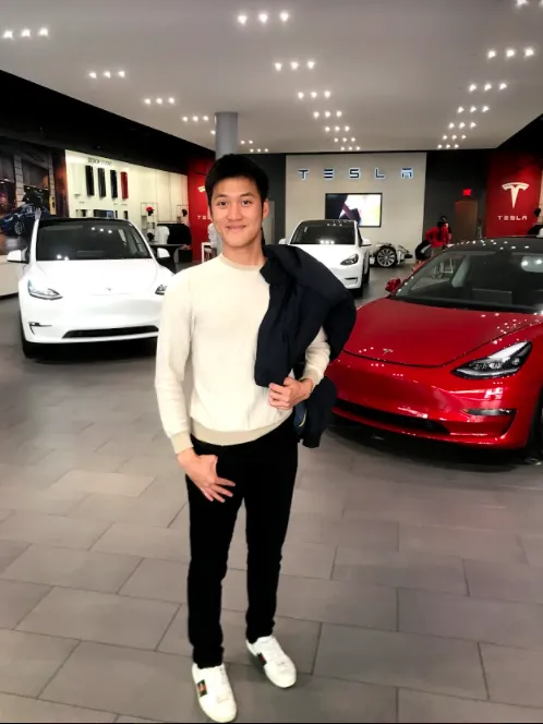 Alaric Ong at Tesla in Silicon Valley