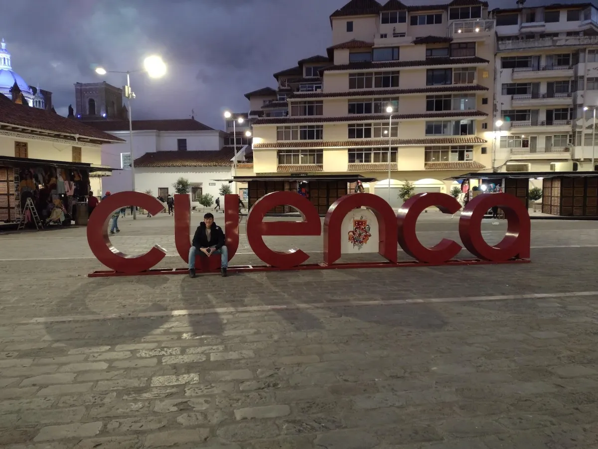 Alaric Ong in Cuenca, Ecuador