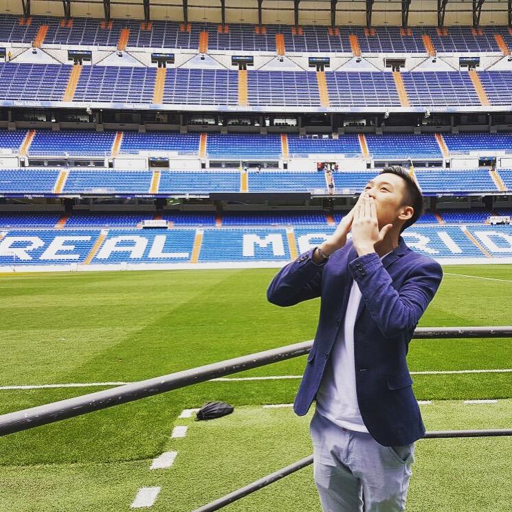 Alaric Ong in Real Madrid, Spain