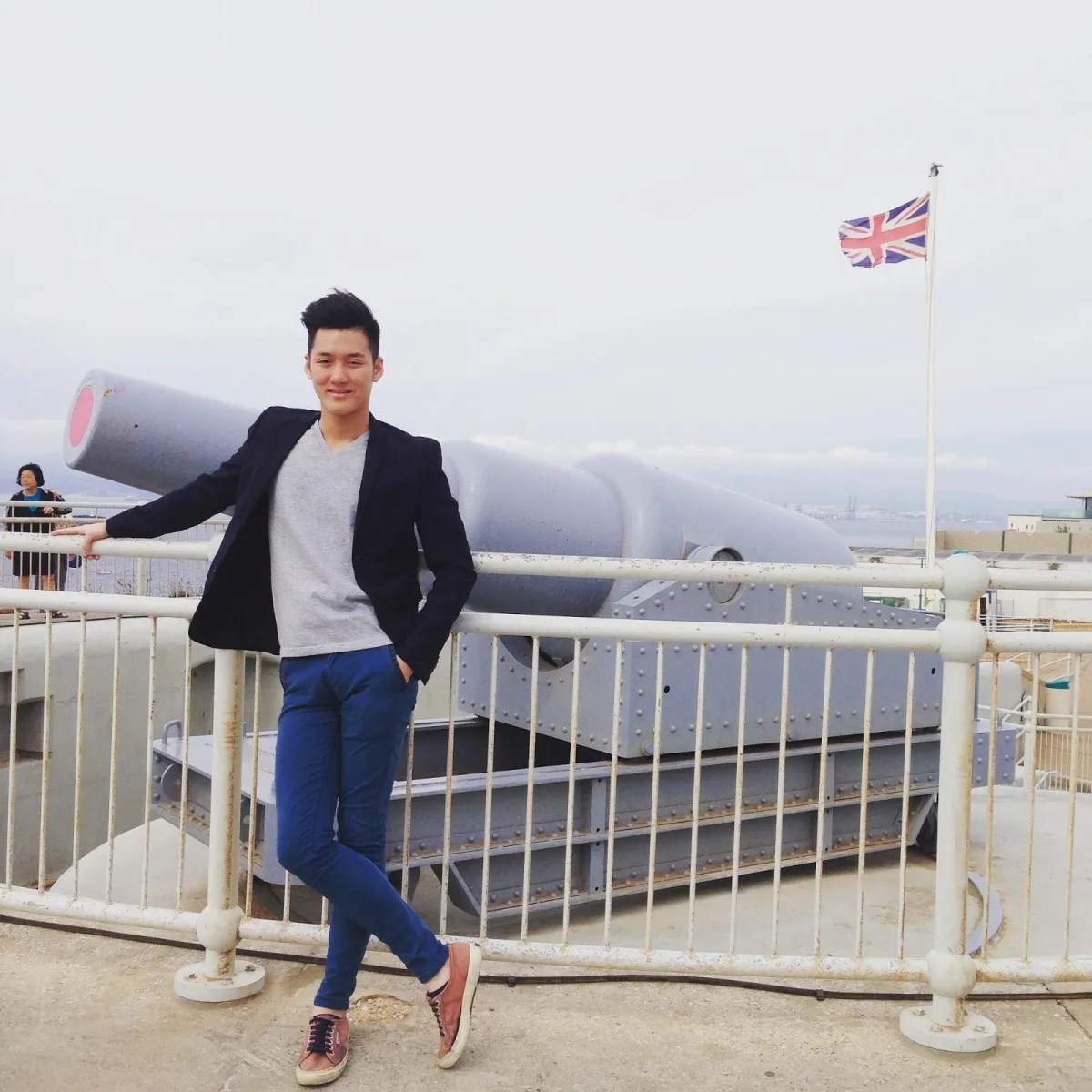 Alaric Ong in Gibraltar, Great Britain