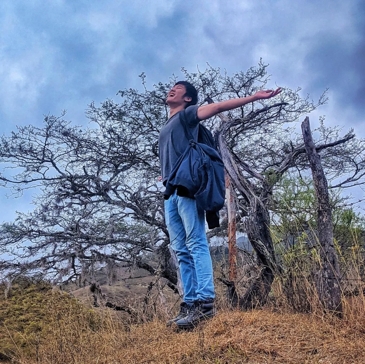 Alaric Ong embracing freedom