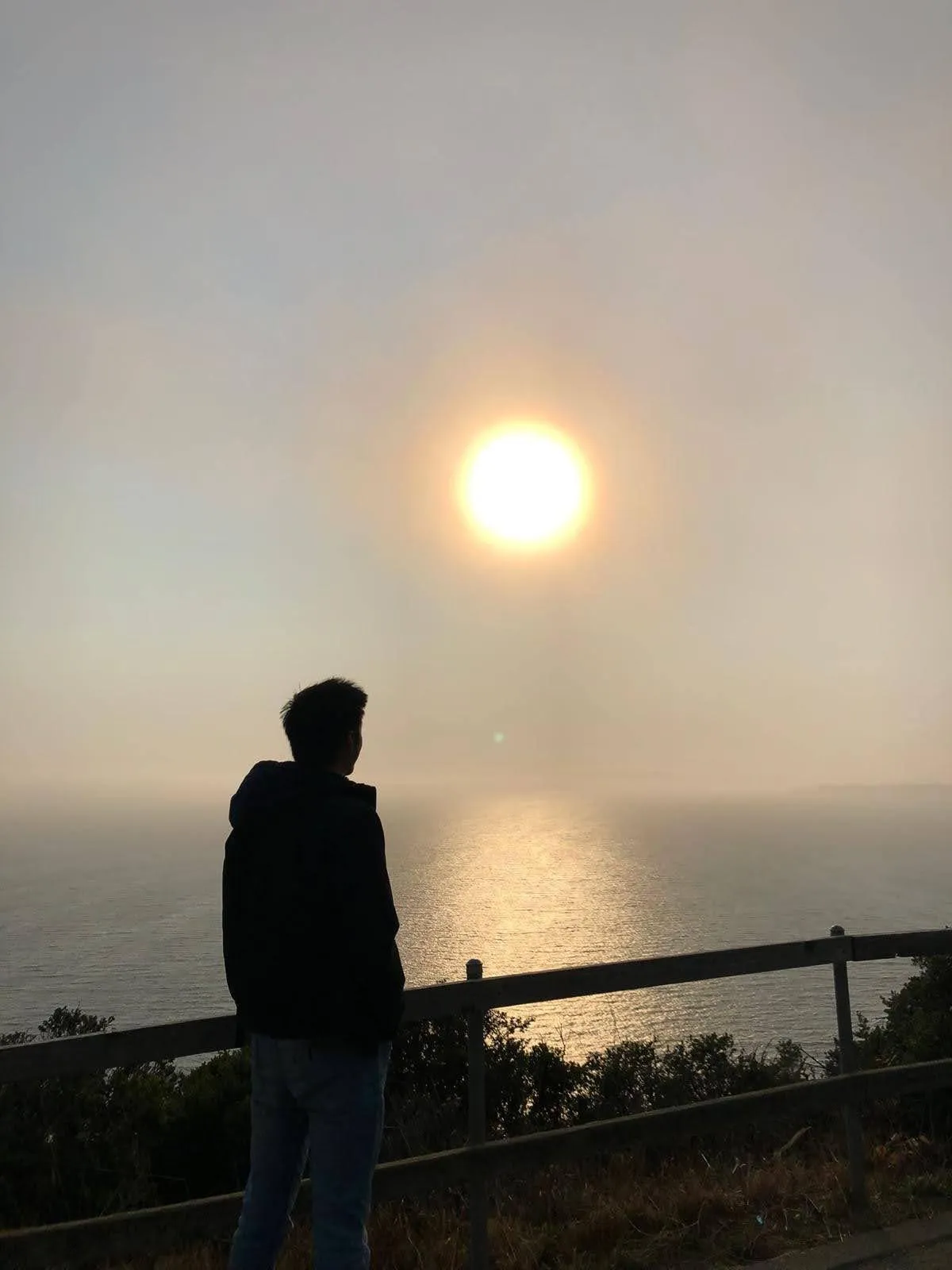 Alaric Ong at the edge of the world