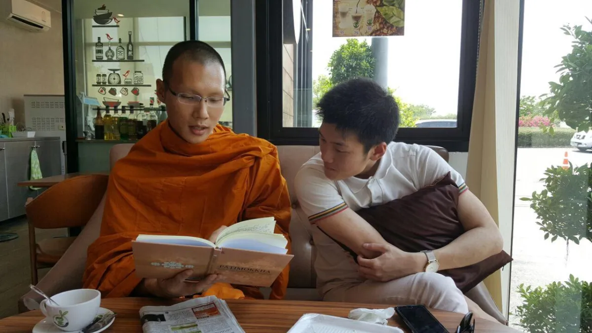 Alaric Ong with his brother, Aaron Ong