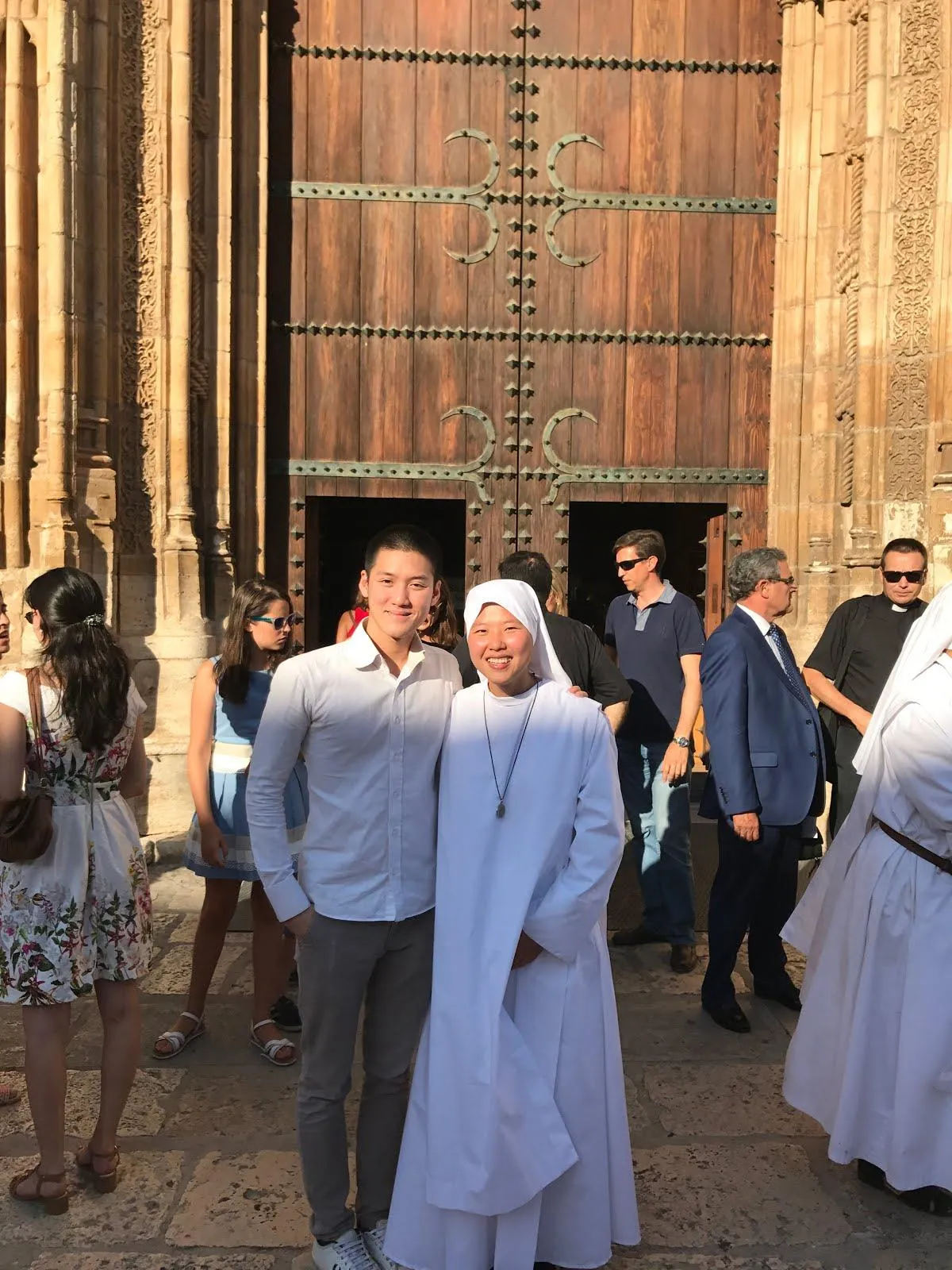 Alaric Ong with his sister, Amelia Ong