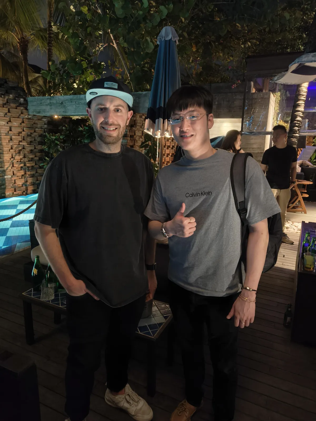 Alaric Ong with Ismail Gafoor, CEO of Propnex